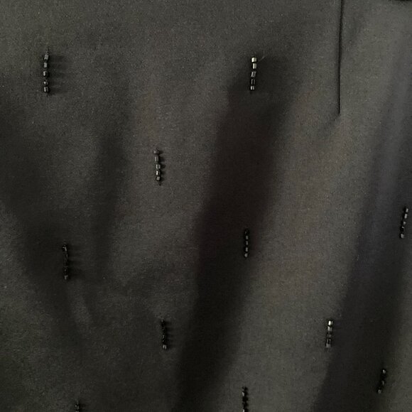 Laundry By Shelli Segal Pencil Skirt Black Size 6 Beaded - Picture 3 of 5
